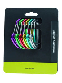 Edelrid 19g Coloured Wire Gate Rack Pack - The Climbing Shop