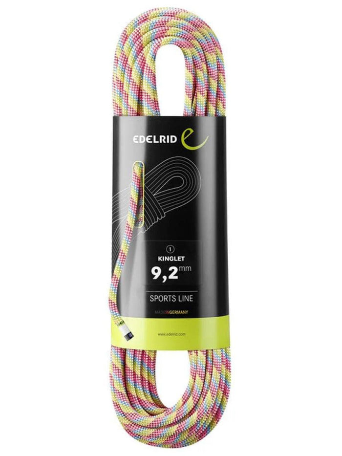 Edelrid 9.2mm Single Climbing Rope - light multi-coloured - The Climbing Shop