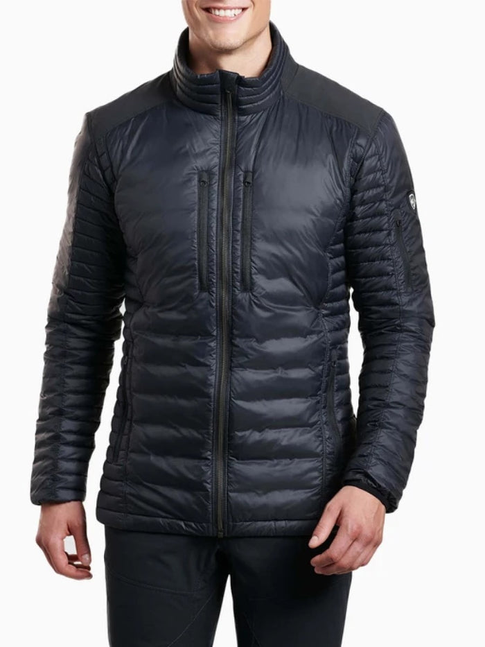 Kuhl Spyfire Down Jacket black - front view - The Climbing Shop