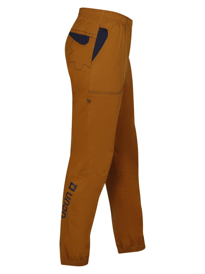 Ocun Jaws Climbing Pant Brown Bronze - side view - The Climbing Shop