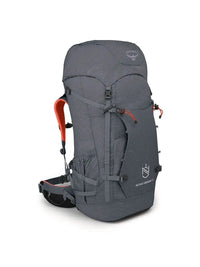 Osprey Nimsdai Mutant 90 litre mountaineering backpack - side and front view - The Climbing Shop