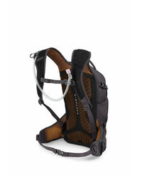 Osprey Raven 14 litre space travel grey - back panel - The Climbing Shop