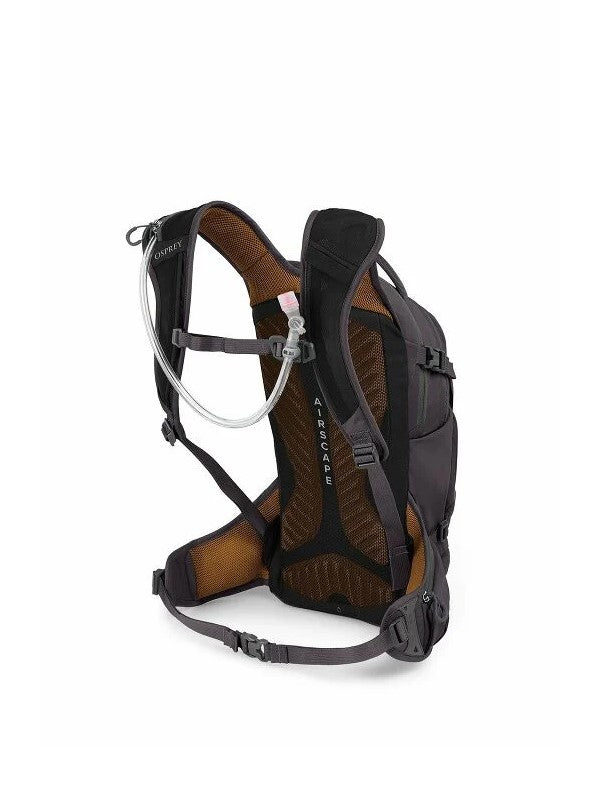 Osprey Raven 14 litre space travel grey - back panel - The Climbing Shop