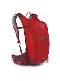 Osprey Siskin 12 litre ultimate red bike pack with 2.5 litre resevoir - The Climbing Shop