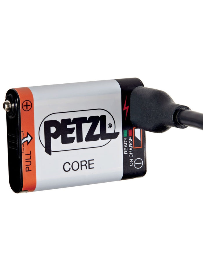 Petzl Core Rechargable Headlamp Battery - charging - The Climbing Shop