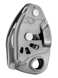 Petzl Neox Assisted Breaking belay device - grey - The Climbing Shop