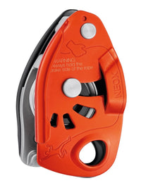 Petzl Neox Assisted Breaking belay device - orange - The Climbing Shop