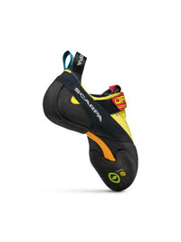 Scarpa Drago climbing | bouldering shoe - outside heel 45 degree view -  The Climbing Shop