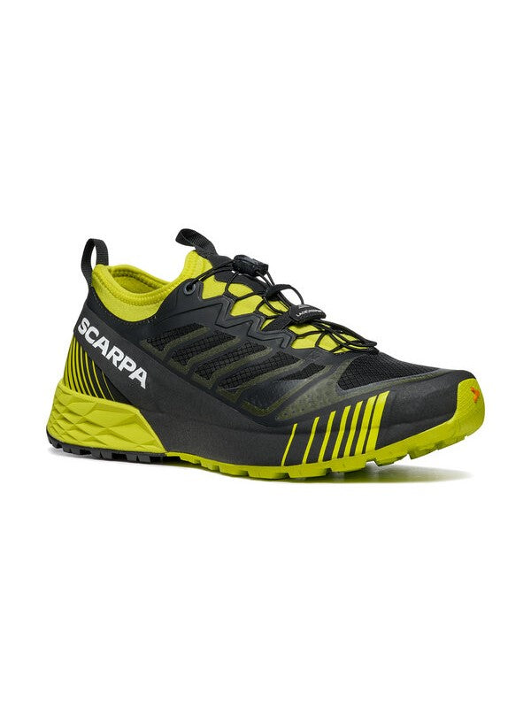 Scarpa Ribelle Run Black Lime trail running shoe - The Climbing Shop