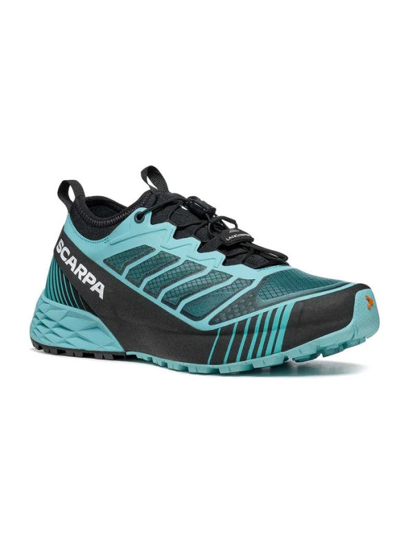 Scarpa Ribelle Run Womens Aqua Black trail running shoe - The Climbing Shop