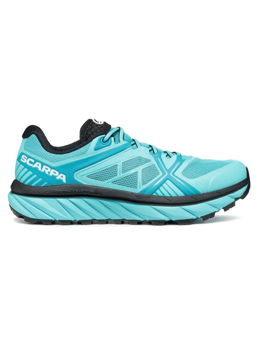 Scarpa Spin Infinity Womens Azure Ottanio trail running shoe - outside view - The Climbing Shop